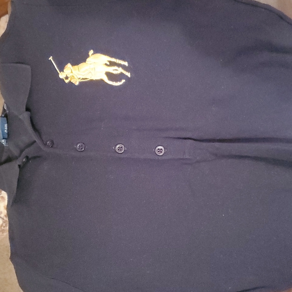 Skinny Juniors Polo By Ralph Lauren Medium Shirt.